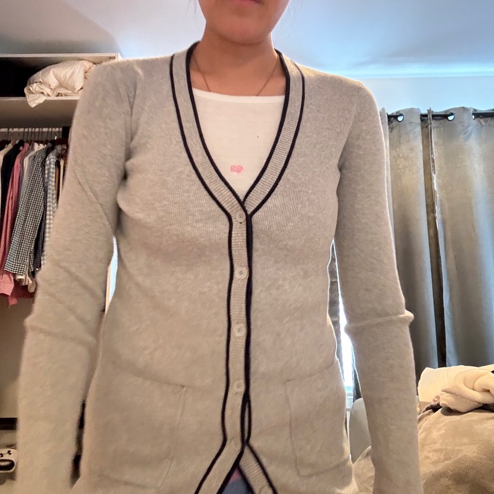 Tommy Hilfiger - Women - XXS - Sweater with buttons - Gray